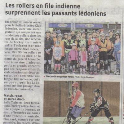 article Progrès soirée roller in Lons