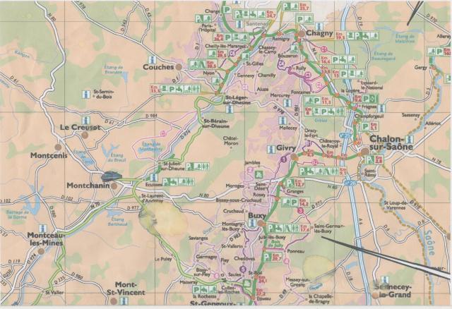 Carte parcours sortie Chamforgeuil